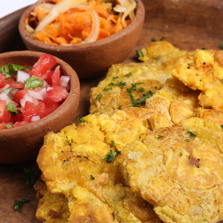 Flattened Green Plantain (Tostones)